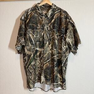 Men's Drake Waterfowl Systems Long Sleeve Camouflage Hunting Shirt Size XL
